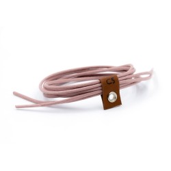 CORDONES VESTIR FINO - ROSA NUDE...