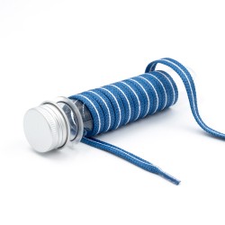 CORDONES PLANOS - LINE - AZUL ELÉCTRICO