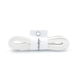 CORDONES ENCERADOS - PLANOS 7MM - BLANCO