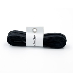 CORDONES ENCERADOS - PLANOS 7MM - NEGRO