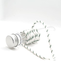 CORDONES REDONDOS - BLANCO PUNTOS...