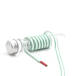 CORDONES PLANOS - ON - BLANCO/VERDE
