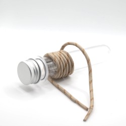 CORDONES REDONDOS - BEIGE PUNTOS PANAMA