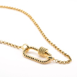 COLGANTE "BOUND" - DORADO