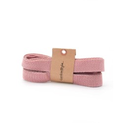 CORDONES CINTA ESPIGA - ROSA