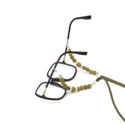 CORDÓN PARA GAFAS "SIA" - VERDE PRADERA