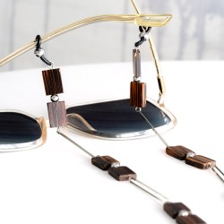 CADENA PARA GAFAS "WOOD" - EBANO